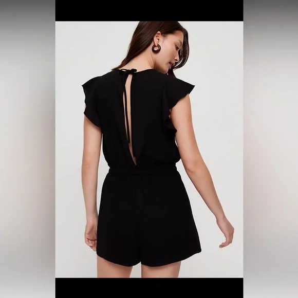 Aritzia Wilfred Fleurette Romper - Light Blue XS - Picture 6 of 6